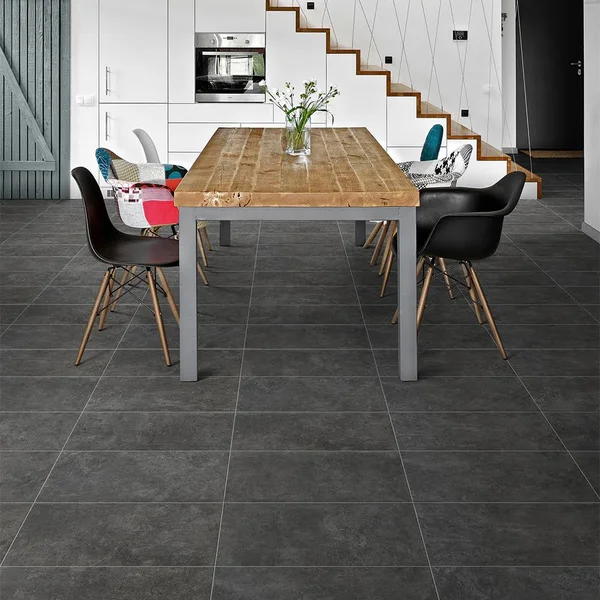 TileBar Marbella Smoky Gray 12x24 Porcelain Matte Tile - Backsplash, Wall and Floor