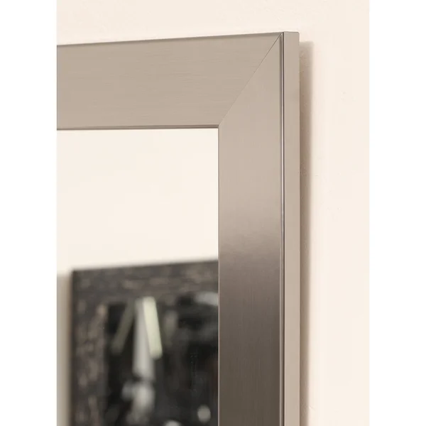 Modern Silver Wall Mirror - 32 x 46