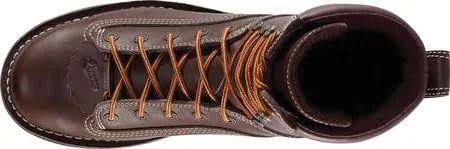 Men's Danner Quarry USA 8x22 Brown Alloy Toe