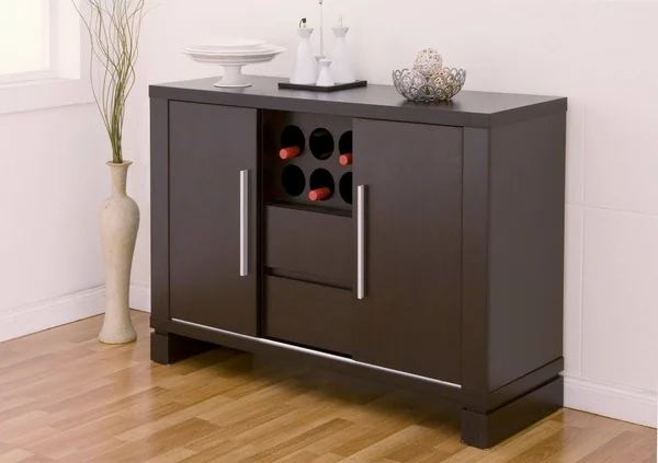 ioHOMES Studio Buffet with Wine Holder - Cappuccino