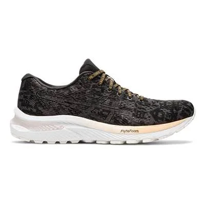 Asics GEL-Cumulus 22 Running Shoes Black Grey Yellow Women - 44