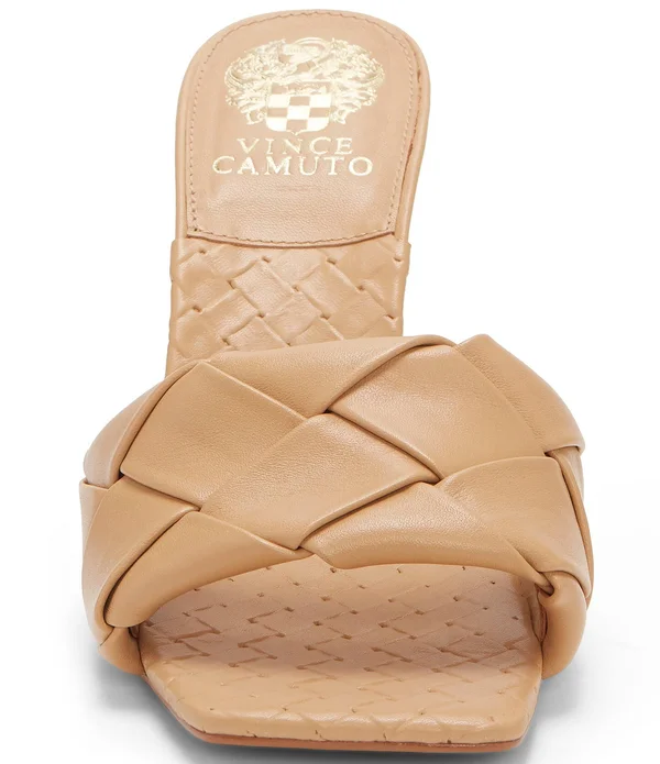 Vince Camuto Women's Brelanie Woven Slide Dress Sandals - Black