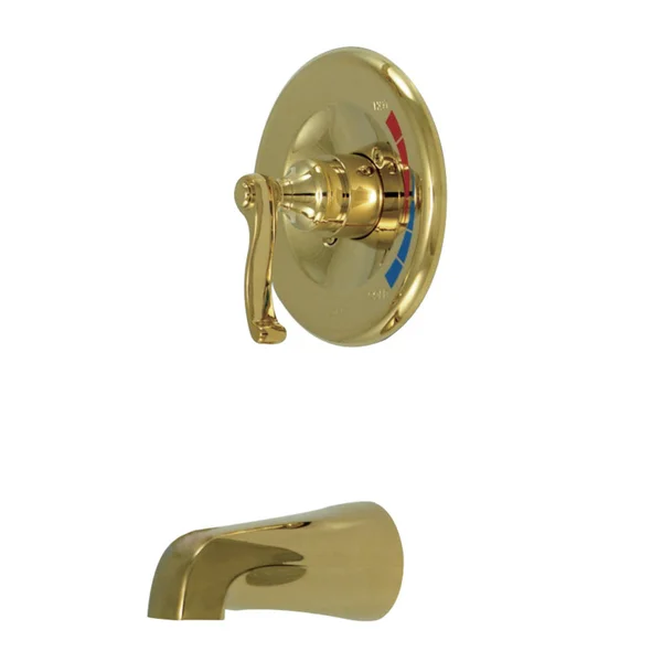 Kingston Brass Royale Single Handle Tub Faucet Polished Brass, KB8632FLTO