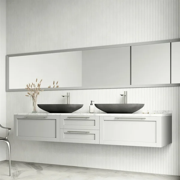 Vigo Concreto Stone Square Vessel Bathroom Sink in Gray VG04057