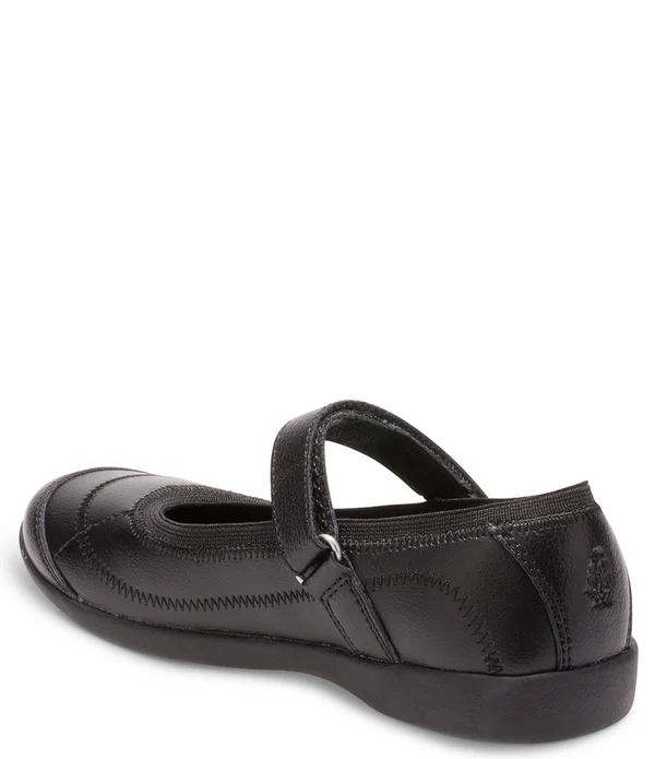 Hush Puppies Girls& Reese Mary Jane - Size: 12, Black