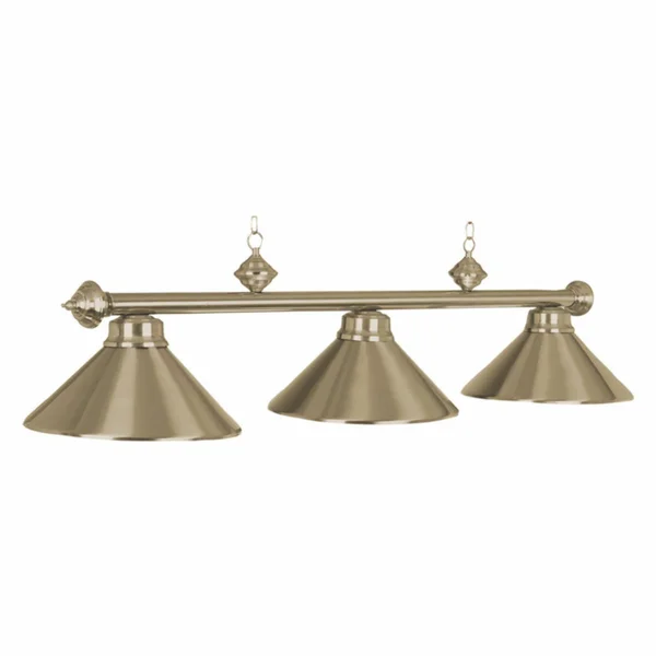 54x22 3 Light Billiard Fixture Antique Brass