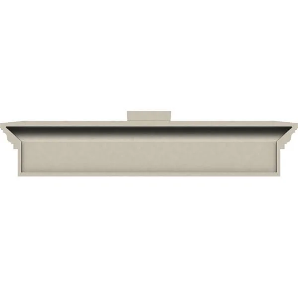 30x22 Bottom Width x 36 1/4x22 Top Width x 9x22H x 1x22P Traditional Crosshead w/ Flat Keystone