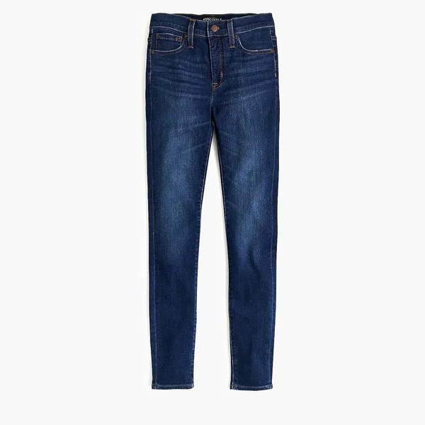 J.Crew Factory Womens 9x22 High-Rise Skinny Jean in Signature Stretch (Perfect Blue Wash - Size 29)