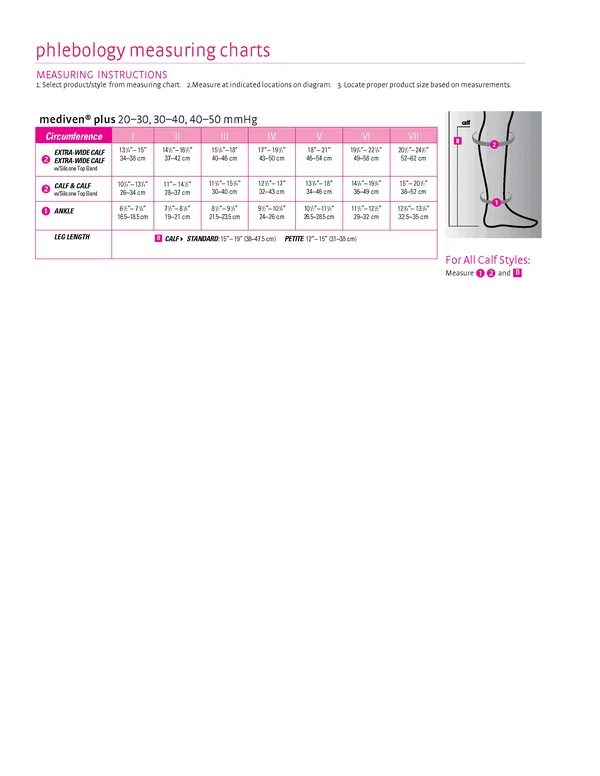 Mediven Plus - 30-40 mmHg, Calf High, Open Toe Black, II-Extra-Wide-Petite