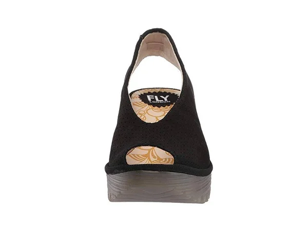 Fly London Yazu736fly - Black - Wedge Sandals