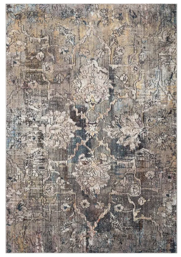 Safavieh 8& x 10& Bristol BTL487L Blue, Grey Rug
