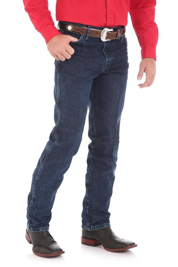 Wrangler Men's Cowboy Cut Original Fit Jeans 32x30, Dark Stone DD