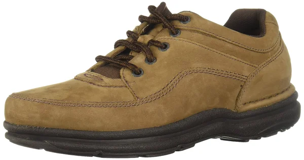 Rockport World Tour Classic Walking Shoes - Men's, Chocolate Nubuck, Size: 6