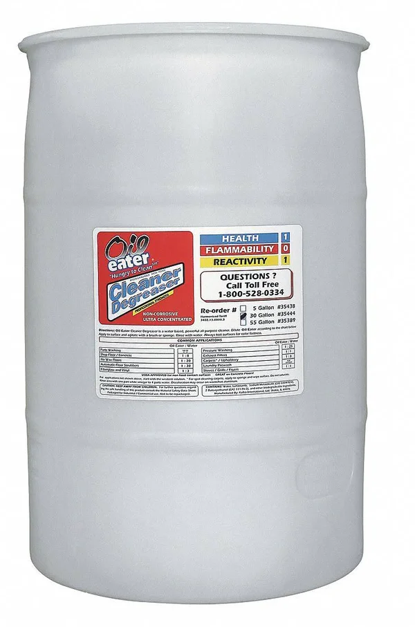 Oil Eater AOD3035444 Cleaner Degreaser - Water-Based, 30 Gal