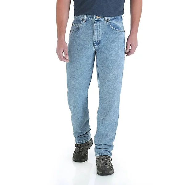 Big and Tall - Wrangler Rugged Wear Relaxed-Fit Jeans - Size 52 - Blue
