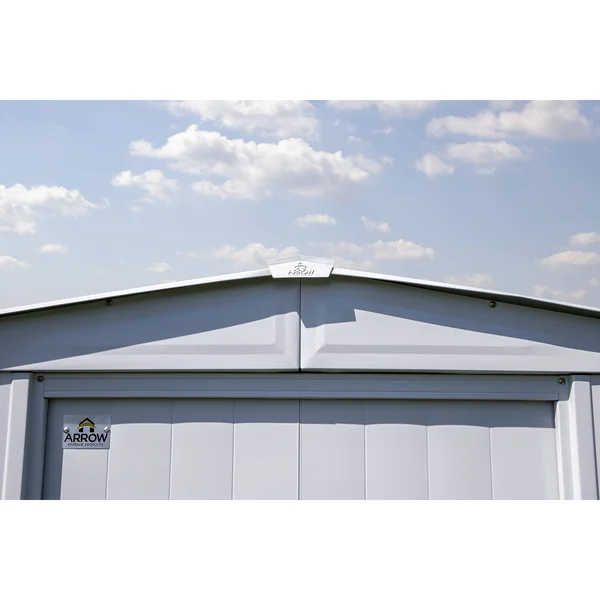 Arrow Classic Steel Storage Shed, 6x5 Flute Grey