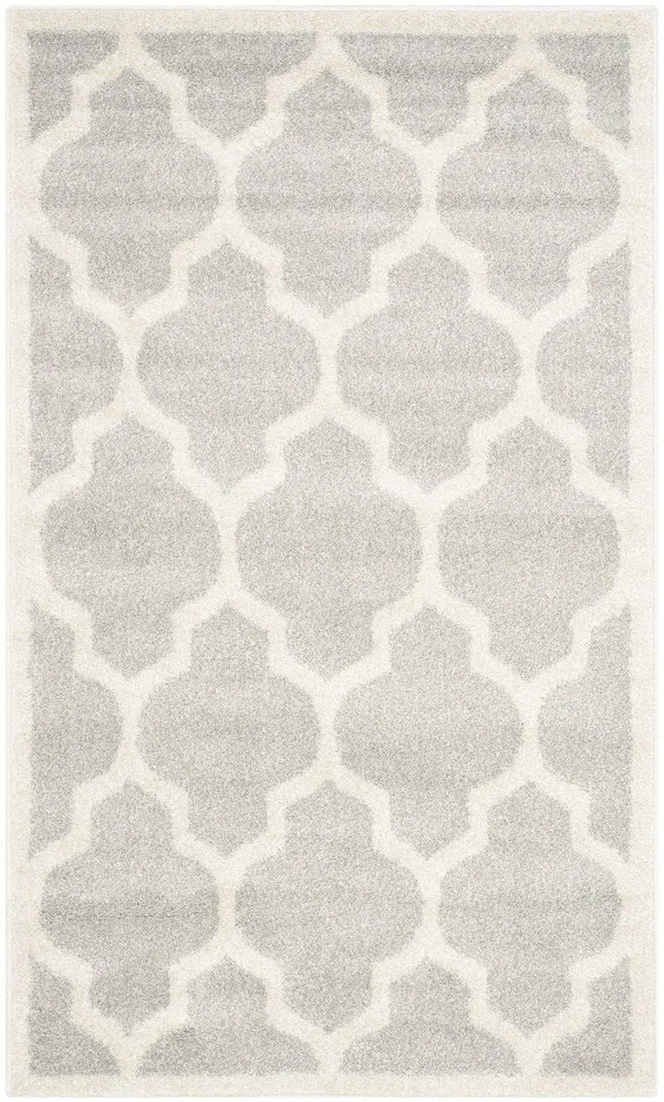 Safavieh 2&-3x22 x 15& Amherst AMT420B Light Grey - Beige Rug