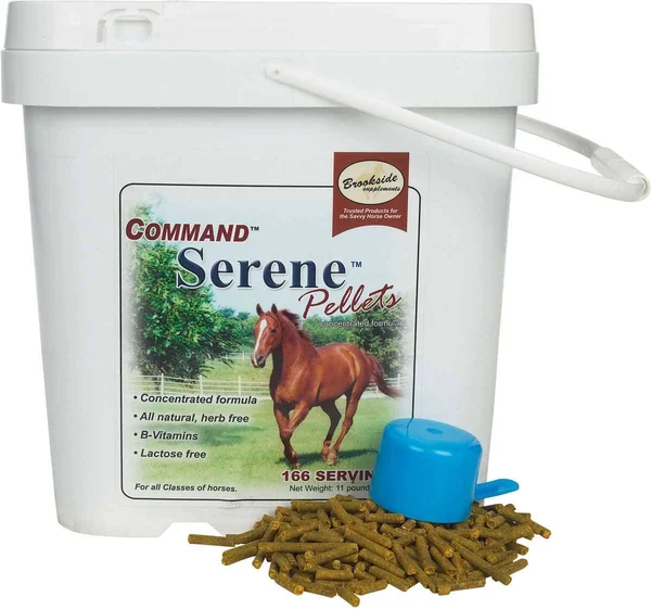 Command Serene Pellets for Horses by Brookside Supplements, 11 lb (84 days)