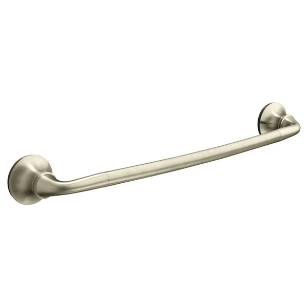 KOHLER K-11370-BN Forte Sculpted 18x22 Towel Bar - Vibrant Brushed Nickel