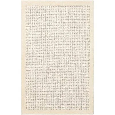 Anahi Hand-Tufted Ivory/Gray Area Rug Birch LANE? Rug Size: Rectangle 5&3x22 x 7&5x22