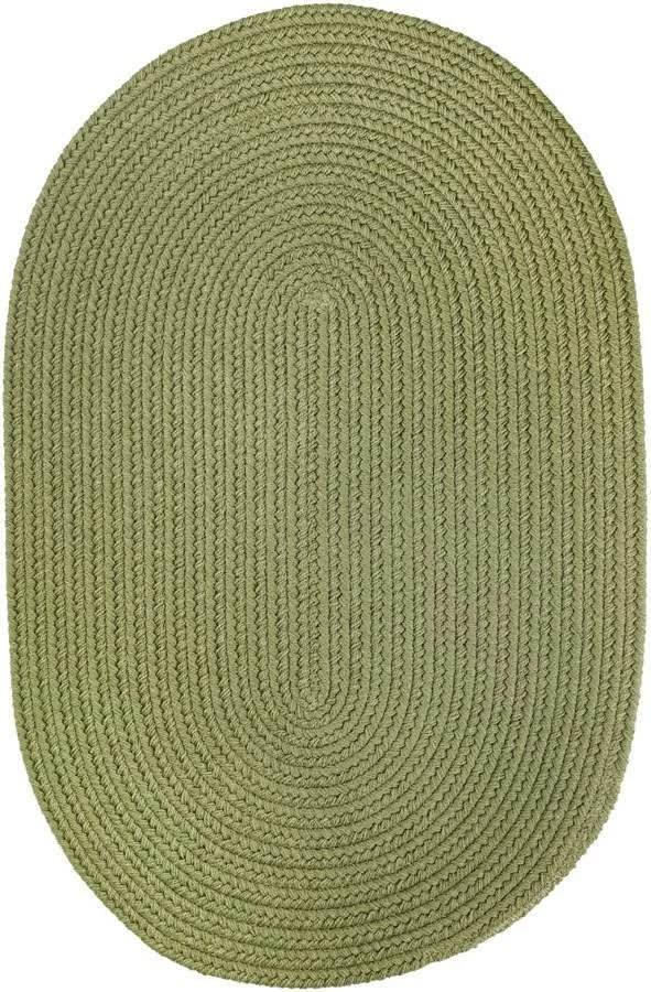 American Classics 4&0x22 x 4&0x22 Round Olive Round/Square Timeless Area Rug