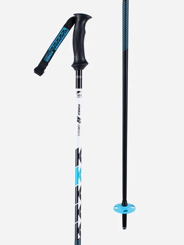 K2 Power Composite Ski Poles Blue, 132cm