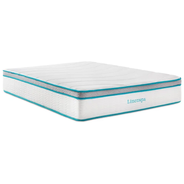 Linenspa Essentials 12" Gel Hybrid - Twin Mattress in A Box