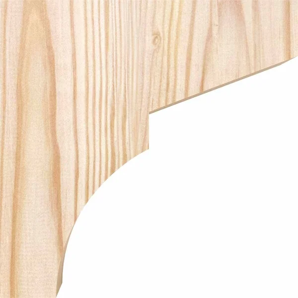 5 1/2x22W x 10x22D x 18x22H Monterey Smooth Corbel, Douglas Fir