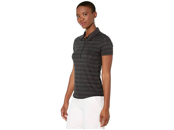 Adidas Women's Microdot Polo Size XS, Black/White