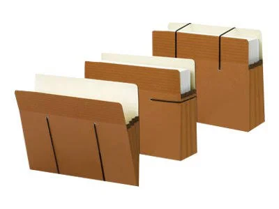 Smead 73228 Easy Grip Letter Size Secure File Pocket - 25/Box