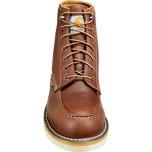 Carhartt Men's 6 inch Waterproof Wedge Steel Toe Work Boot - Tan, 9