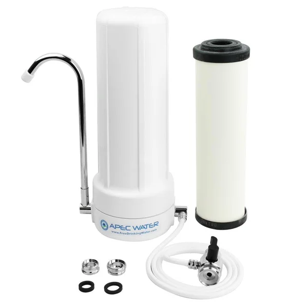 APEC Water Systems CT-2000 Countertop Water Filter System, White