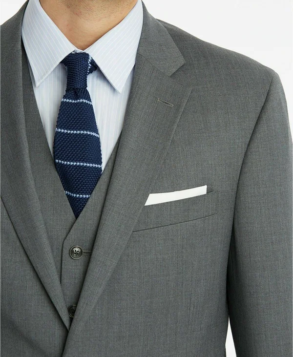 Tommy Hilfiger Men's Modern-Fit Th Flex Stretch Suit Pants - Grey
