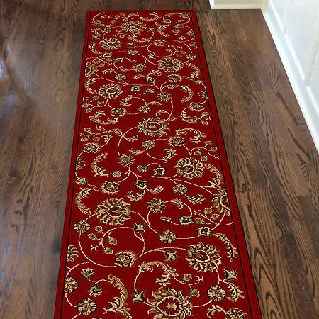 Radici Como 1835 7&9x22 x 11&0x22 Red Area Rug