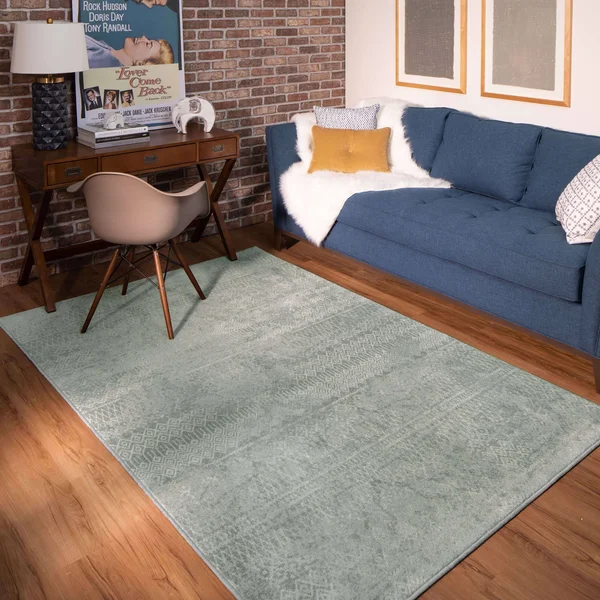 Mohawk Home Prale Grey 4 ft. x 6 ft. Moroccan Area Rug