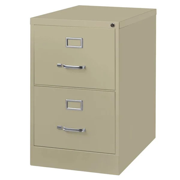 Hirsh 14418 18x22 W 2 Drawer File Cabinet, Putty, Legal