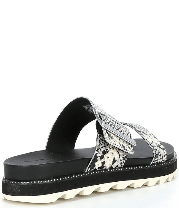 Sorel Women's Roaming Buckled Slide Sandals - Snake