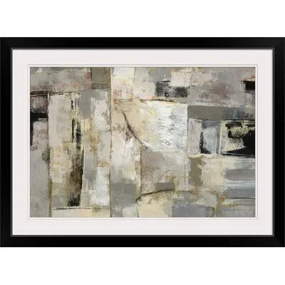&Walking Down The Street& by Aniessa Painting Print Winston Porter Format: Black Frame - Size: 28x22 H x 38x22 W x 1x22 D