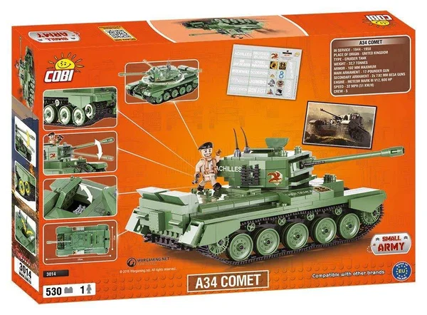 Cobi 3014 A34 Comet Tank Model Kit