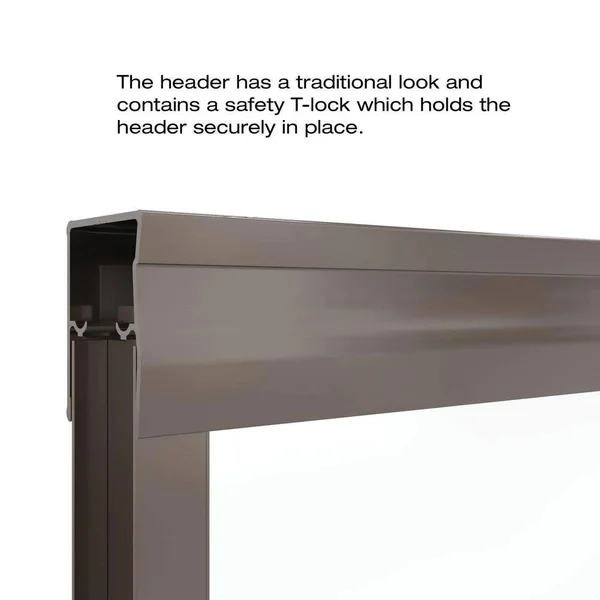 Basco A0043-60OB Classic 57x22 High x 60x22 Wide Bypass Framed Tub Door with Obscure Oil Rubbed Bronze