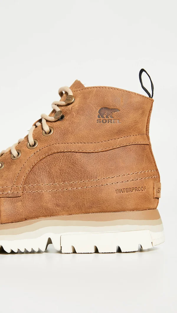 Sorel Atlis Chukka Waterproof Boots Elk/Oatmeal 10