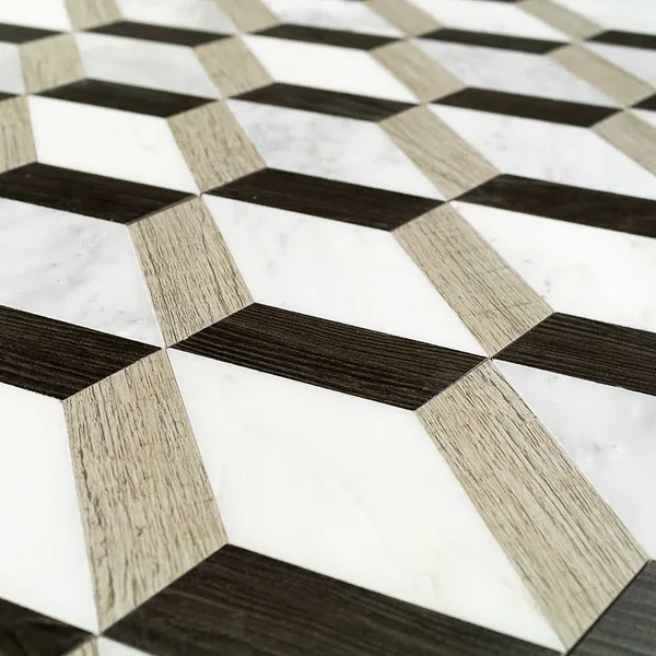 Tilebar Hawthorne Albescent Marble & Porcelain Tile
