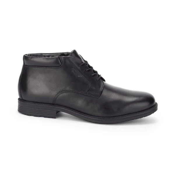 Rockport Men's Essential Details Waterproof Chukka Boot Black - 8, W