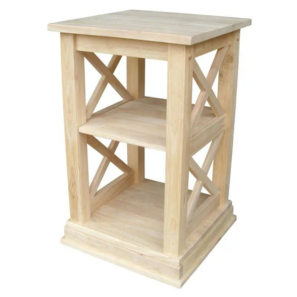International Concepts Hampton Accent Table with Shelves