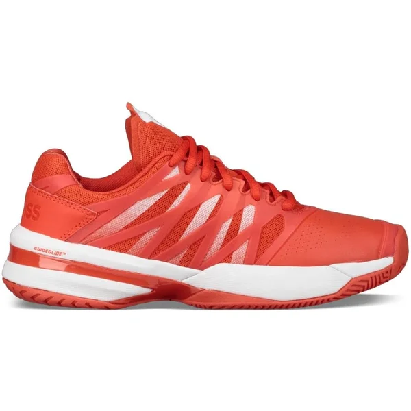K-Swiss Women's Ultrashot Tennis Shoes (Fiesta/White)
