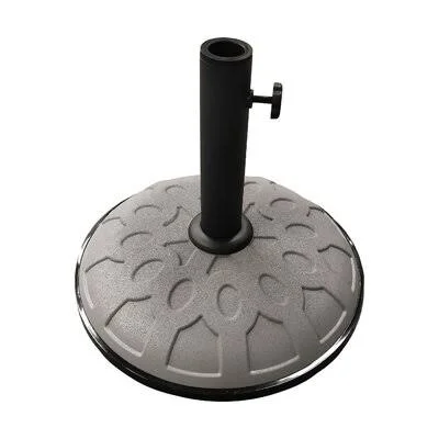 Hanner Resin Free Standing Umbrella Base Canora Grey Color: Gray