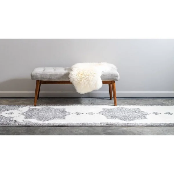 Unique Loom Canal Rosso Rug - 4& 0 x 4& 0, Round