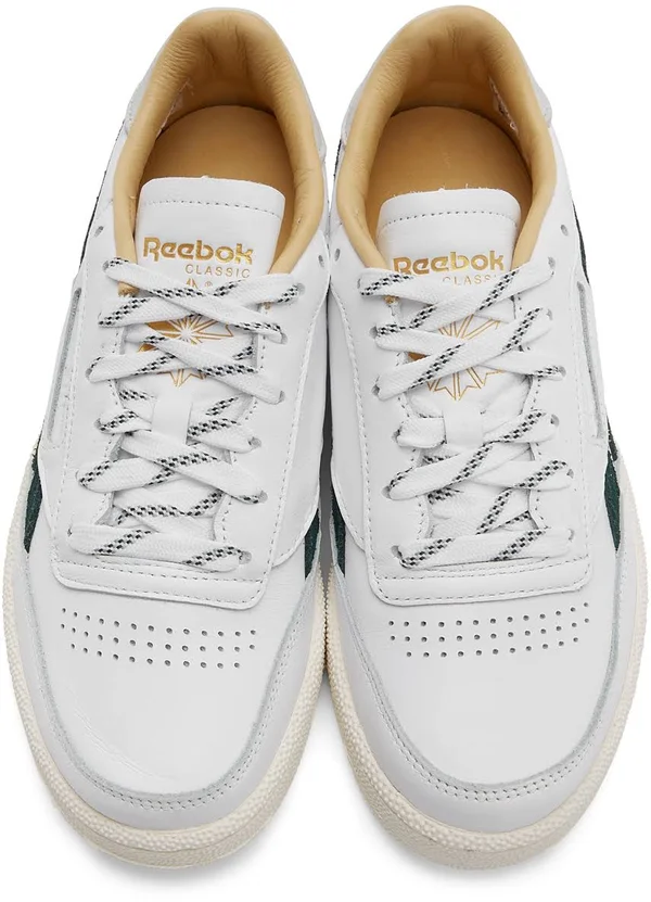Men's Reebok Club C Revenge Sneaker - White/Green - Size 10