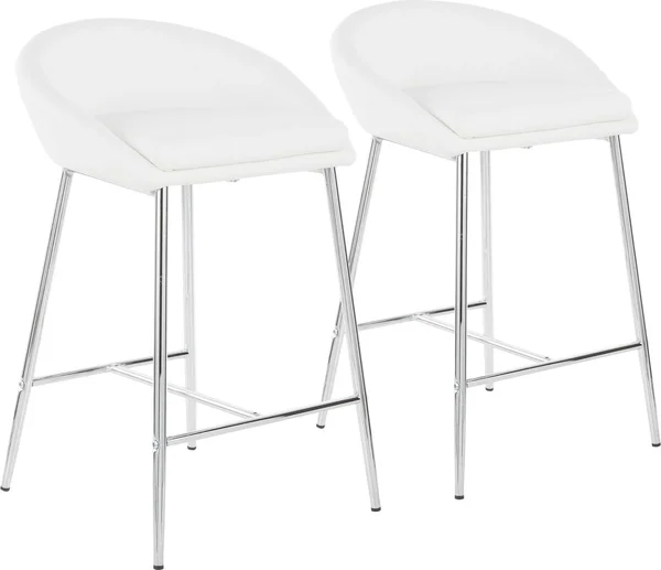 LumiSource Matisse Counter Stool - Set of 2