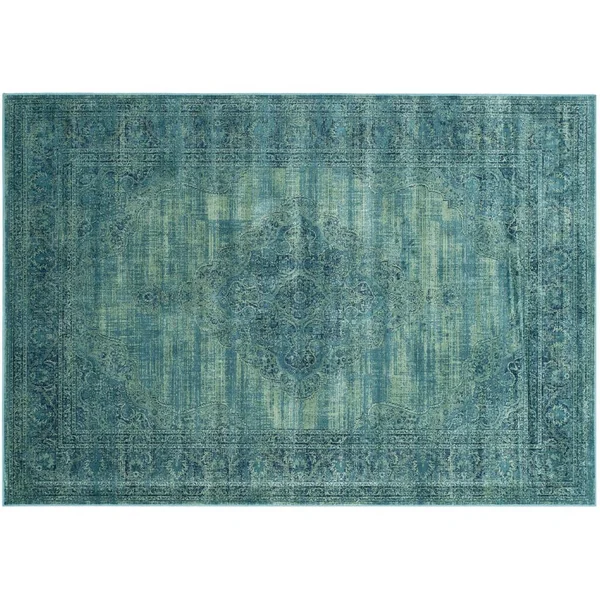 Safavieh Vintage 2& 2x22 x 16& Rug in Turquoise